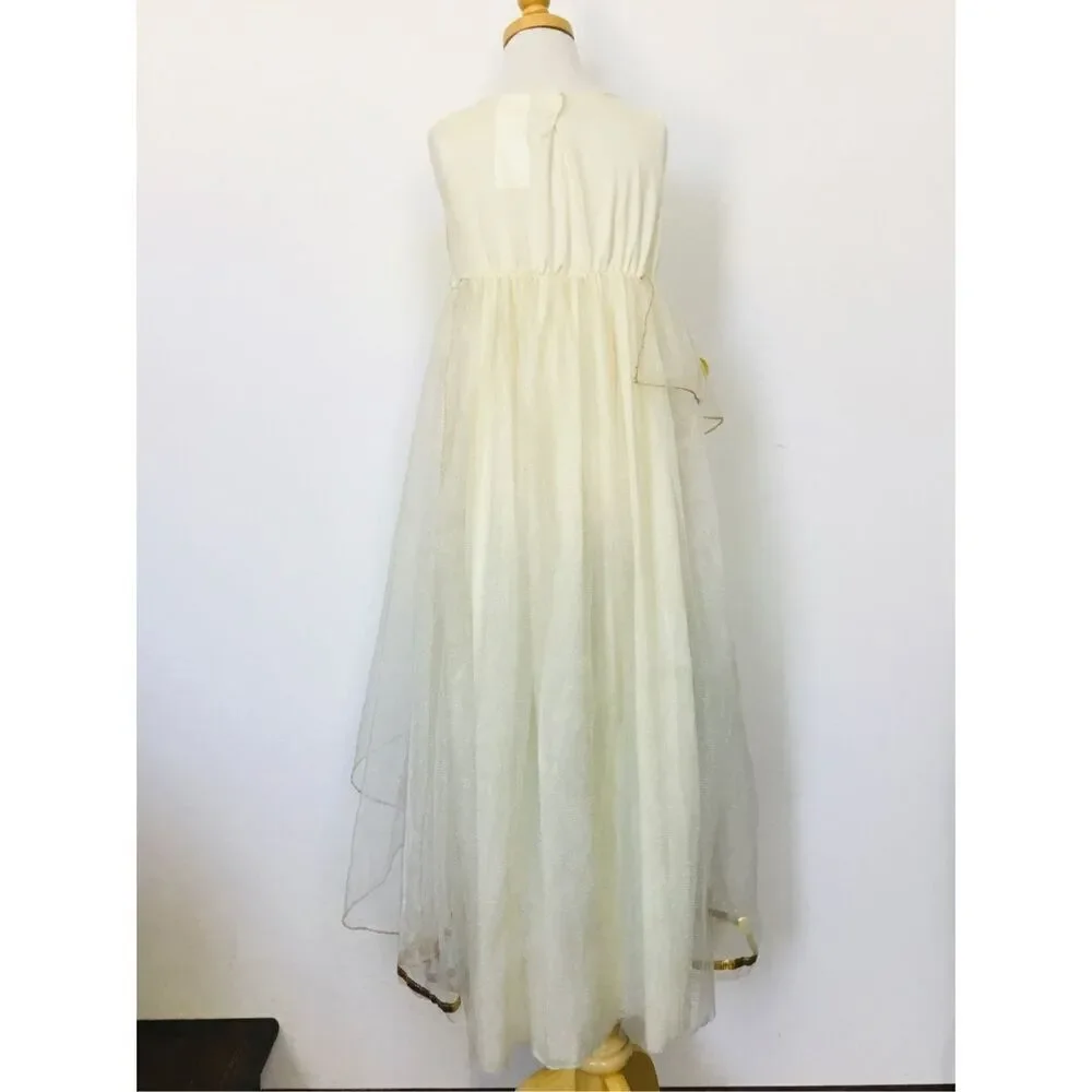 Girls M(8-10) Greek Goddess Halloween Dress-up Costume